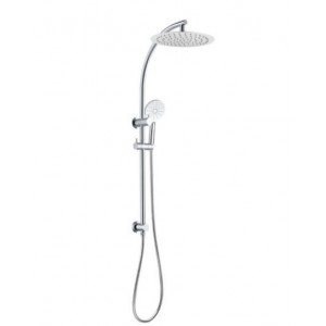 Aqua 10'' Round Chrome Shower Station Top Inlet